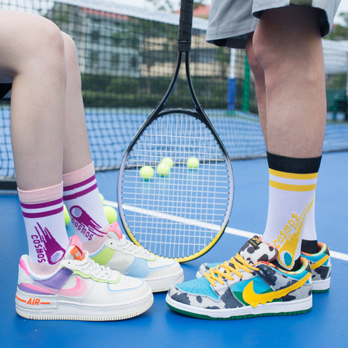 sportshouse practical sports socks for men and women tennis running mid-tube high-top professional thickened towel bottom socks