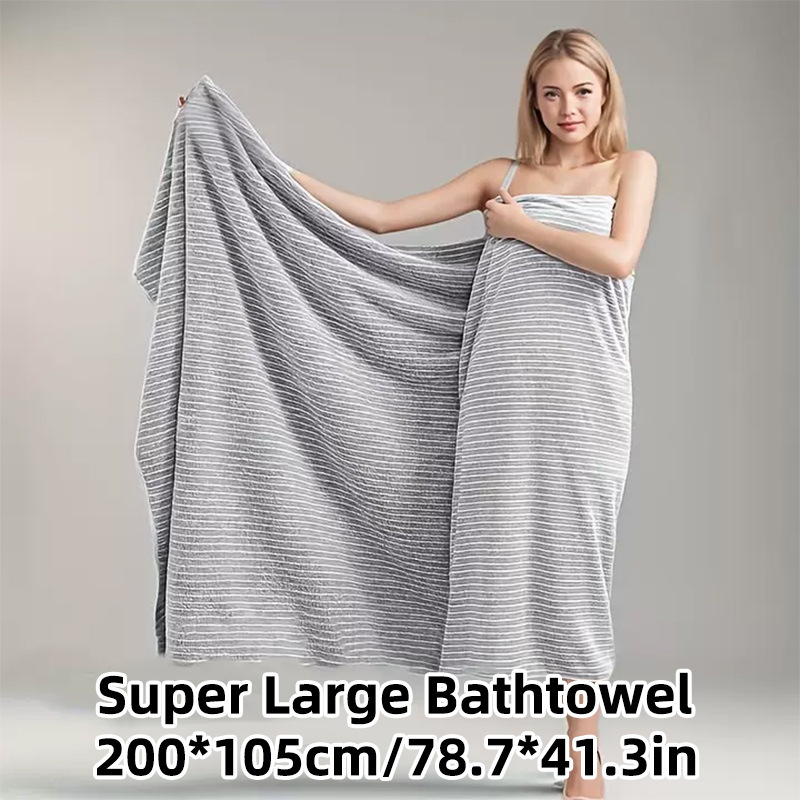 Cross-Border Temu Dropshipping 105*200 Extra Large Bath Towel Thickeneded Coral Velvet Quick-Drying Bathroom Beach Towel Bath Towel Cross-Border Temu Dropshipping 105*200 Extra Large Bath Towel Thickeneded Coral Velvet Quick-Drying Bathroom Beach Towel Bath Towel