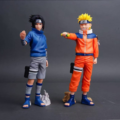 ナルトの成長の道子供時代サスケナルトフィギュアモデルバッグ卸売コンピュータシャーシ装飾品