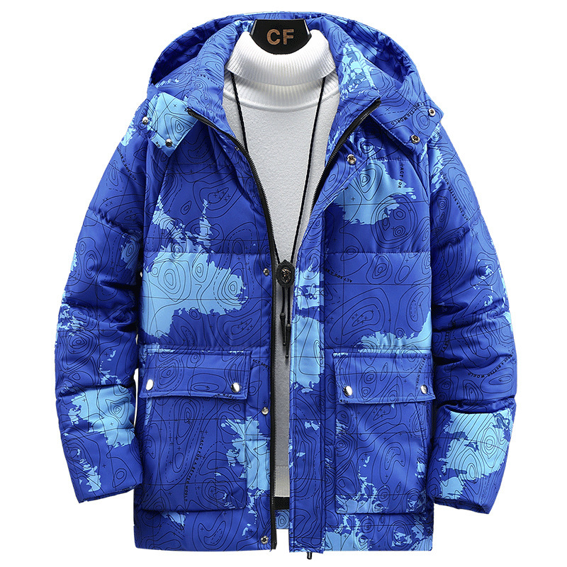 Férfi ruházat Plus size pamut pamut dzseki férfiaknak őszi és téli vastagított pamut munkaruha trendi meleg pufi dzseki kabát_voghion.com