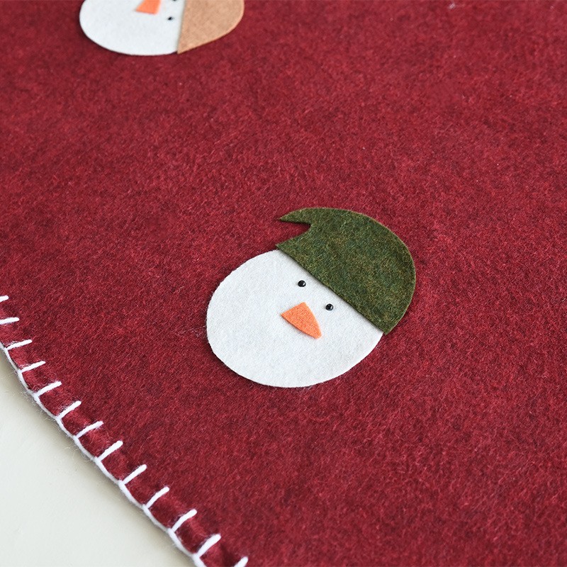 NUCHI Wollfilz Bart Alter Mann - Weihnachtsbaummatte Sockel Dekoration Schürze Rock_voghion.com