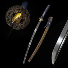 外贸批发日本刀一体手工长刀东洋武士刀剑打刀冷兵器katana未开刃