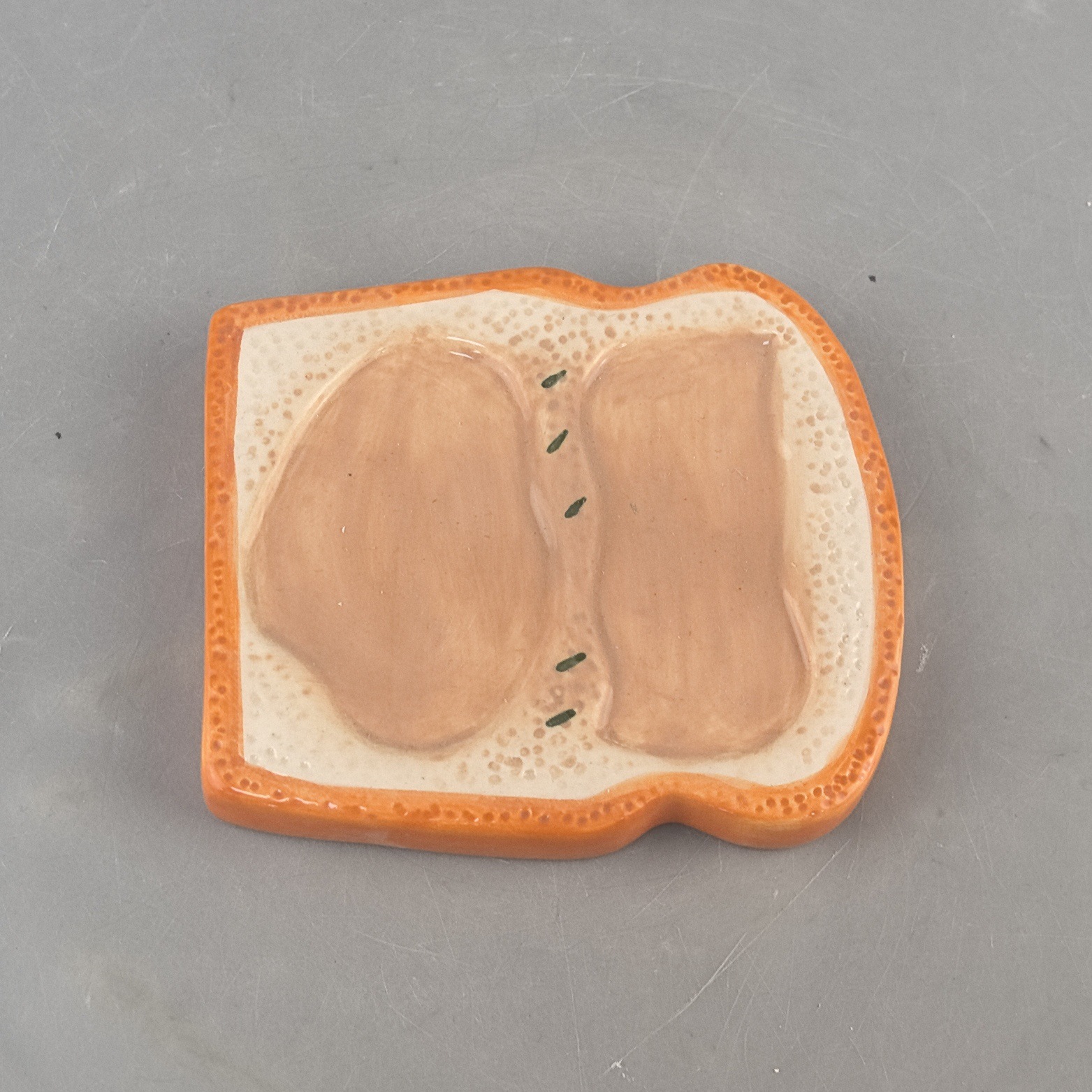 Cerámica creativa simulación de pan tostado botella de sabor especial ins adorable alto valor artesanía de cerámica regalo de mano