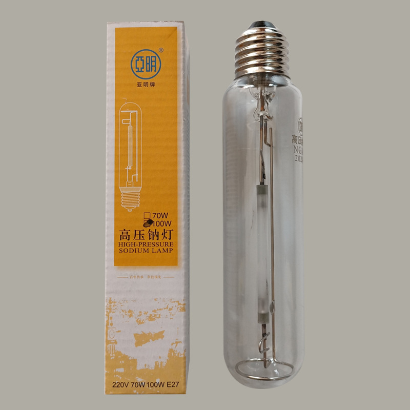 Lámpara de sodio de alta presión 100W de alta eficiencia luminosa (luz amarilla e27)