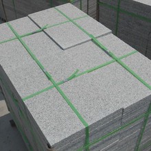 芝麻灰火烧板花岗岩灰麻荔枝面地铺石天然大理石道路地砖板材