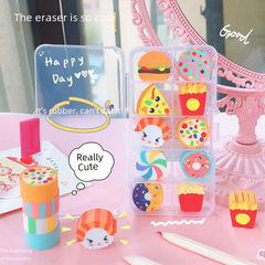 奇好多款卡通可愛造型橡皮擦小學生鉛筆塗改橡皮擦乾淨不留痕橡皮