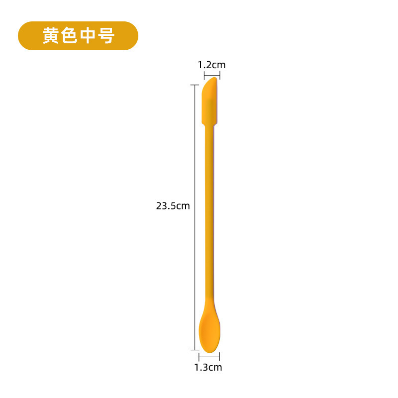 爆款食品级硅胶迷你硅胶刮刀果酱刮勺粉底液化妆品瓶刮刀三件套装|undefined