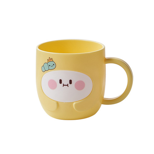 Children's toothbrushing cup cartoon mouthwash cup home bathroom baby fall-resistant wash cup cute couple plastic water cup