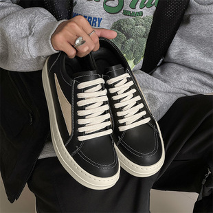 2024 New Niche Design Diablo High Street Style Low-top Men's Sneakers Retro Sports Thick Bottom Trendy Shoes All-match