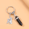 Universal accessory, crystal, metal pendant, keychain, European style