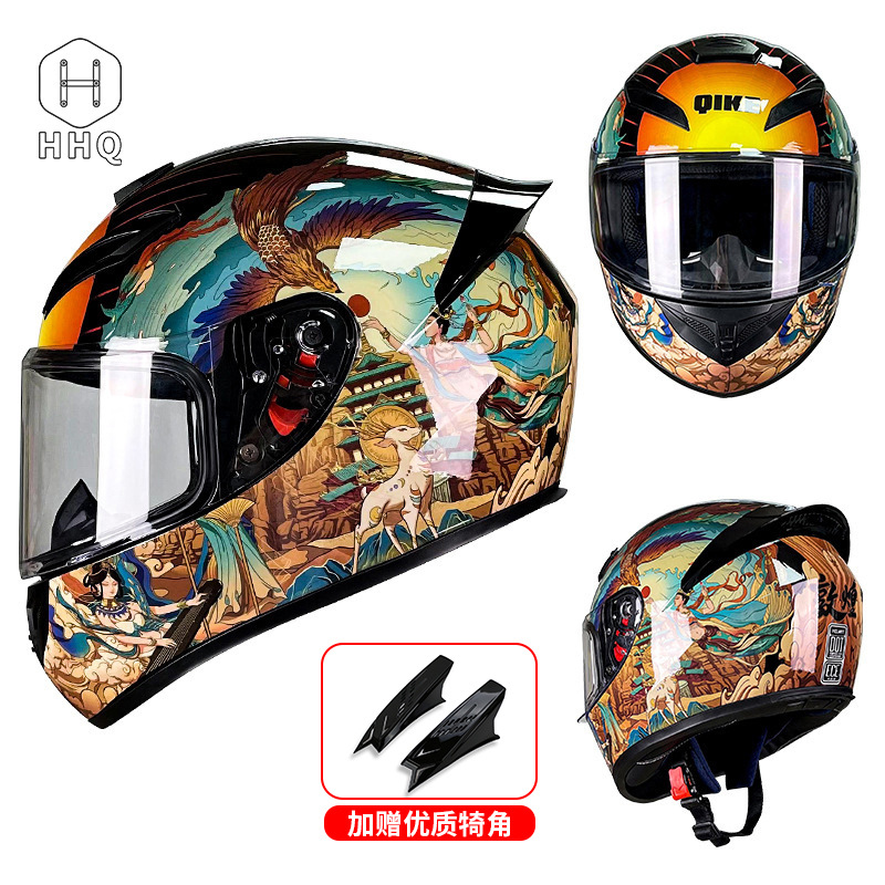 El estándar nacional 3C/DOT certificó la motocicleta eléctrica del casco de la motocicleta se puede equipar de la fábrica llena del casco del caballero del invierno de Bluetooth transfronteriza