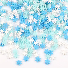 批发混色爱心圆片圣诞雪花软陶片DIY儿童 奶油胶软陶美甲手机装饰