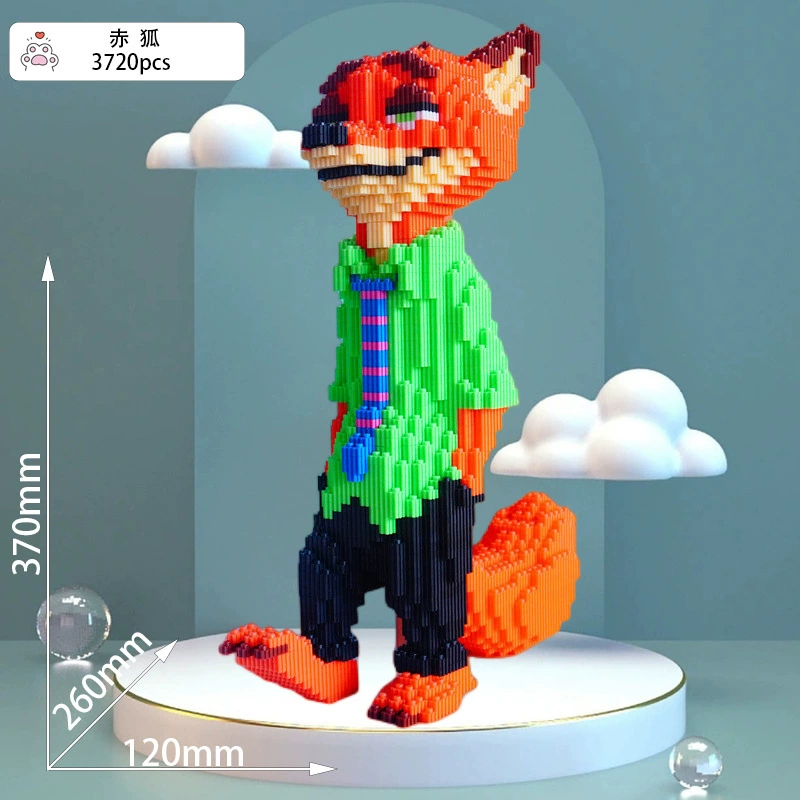 Constructor 潮乐森, игрушка, головоломка, лиса, подарок на день рождения
