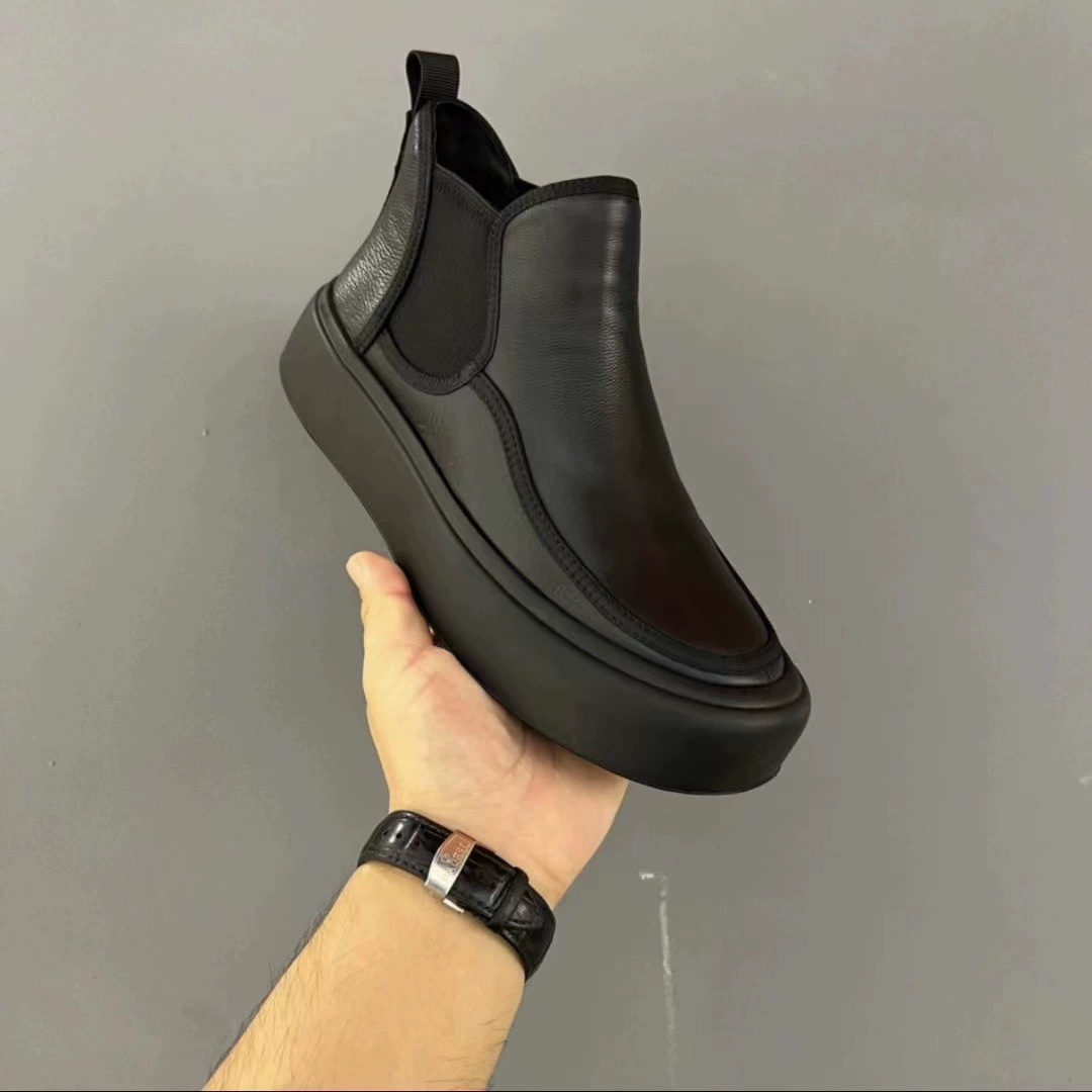 Встряхивая модель [спот] мужская обувь из чистой кожи