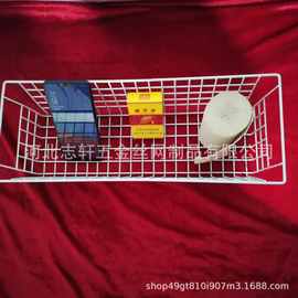 铁线篮置物筐铁丝喷塑白色置物网篮厕纸篓厨房卫浴收纳篮可定做