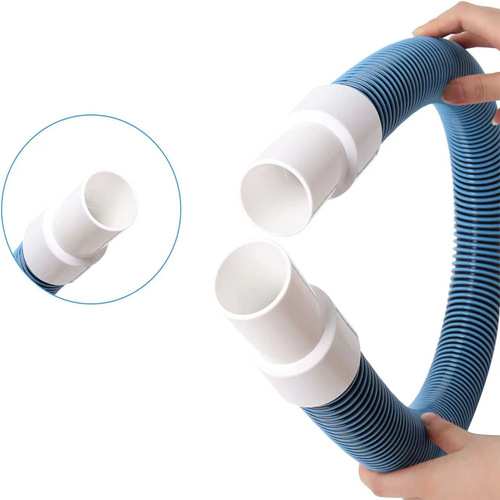 Swimming Pool Pipe Swimming Pool Drainage Pipe Swimming Pool Filter Hose EVA Two-color Pipe with 2 Joints Clamp Raw Tape 
