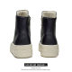 Thick-soled high-top couple's shoes 2025 spring and summer new Korean-style small couple's shoes side zipper muffin casual versatile