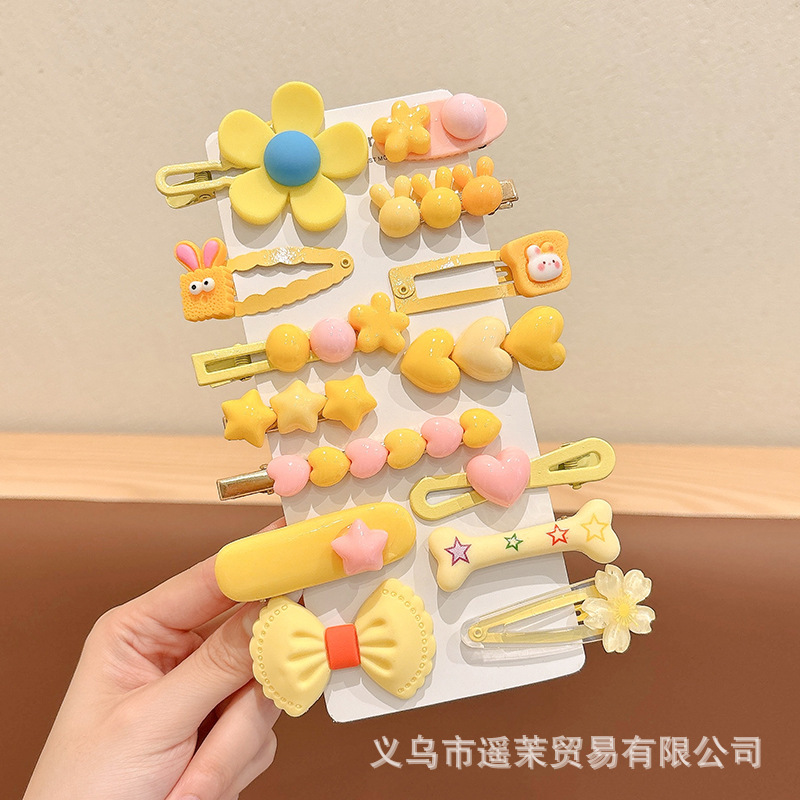 多巴胺儿童发夹女前额刘海夹鸭嘴夹头饰发卡碎发侧边卡子发饰夹子|undefined