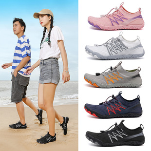Cross-border upstream shoes women's beach shoes non-slip swimming shoes diving wading snorkeling shoes men's quick-drying skin-sticking shoes