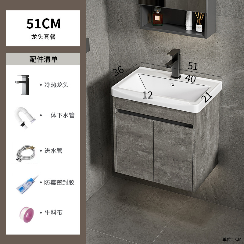 51 gabinete de cerámica + grifos