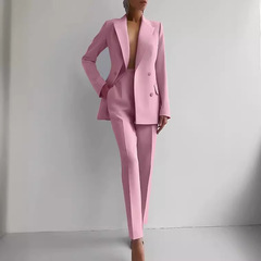 2024春アマゾン対外貿易クロスボーダーファッションカジュアル職業服女性スーツセット
