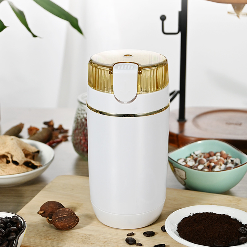 Molinillo de granos de café, pequeña máquina de polvo automática doméstica, material medicinal, cocina de alimentos, artefacto triturador, máquina de café ultrafina