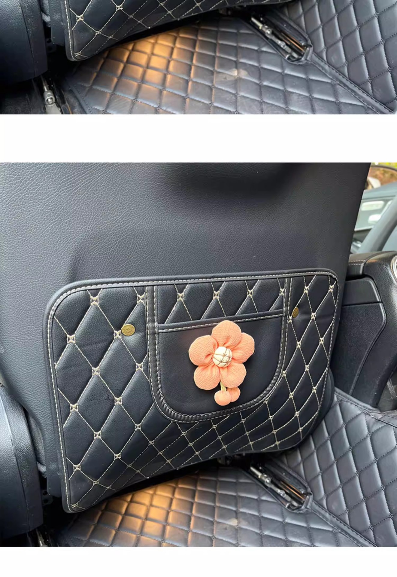 Car Anti-Kick Pad, Seat Back Protection Pad, Backrest Protective Pad, Children's Rear Seat Car Anti-Wear and Anti-Dirt Pad