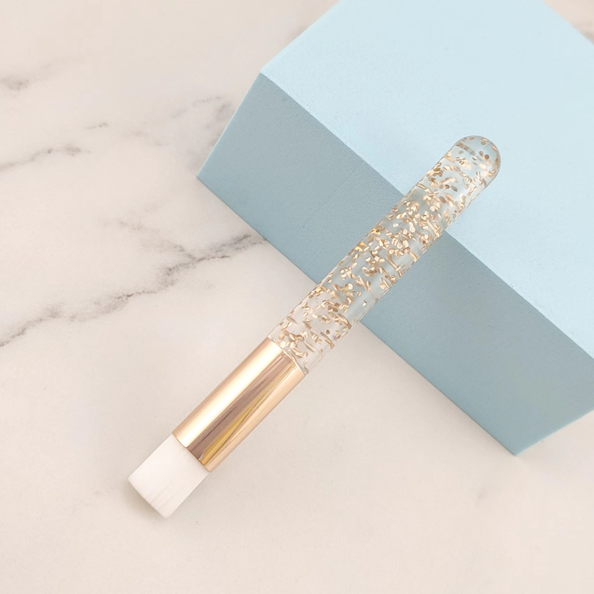 Nuevo injerto mousse de pestañas cepillo de limpieza de nariz plana herramienta de limpieza lateral blackhead eliminación nariz portátil cepillo de lavado