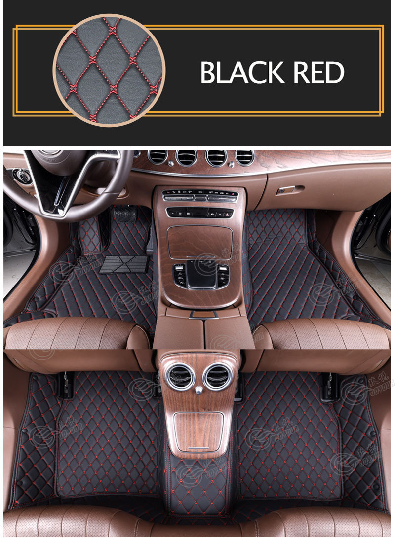 Cross-Border Full-Coverage Car Floor Mats, Left-Hand Drive Car Floor Mats, Factory Source for Custom Car-Specific Floor Mats