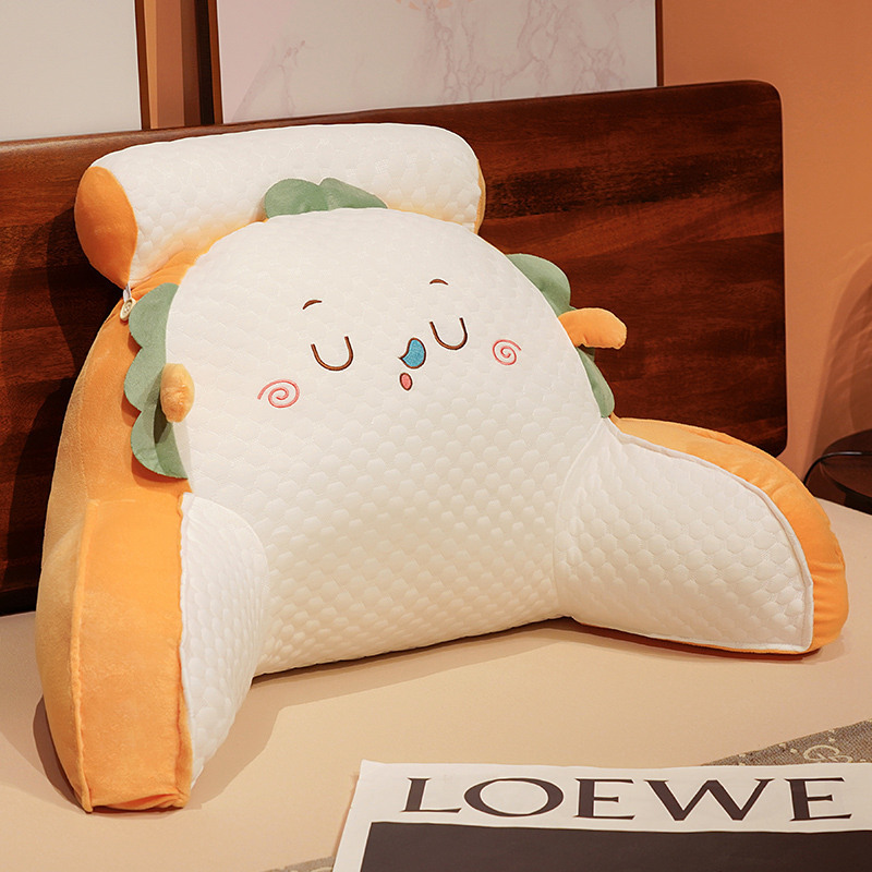 De dibujos animados de frijol de hielo cojín del sofá cojín de oficina en casa cintura almohada de peluche de juguete femenino Regalo de Cumpleaños lote