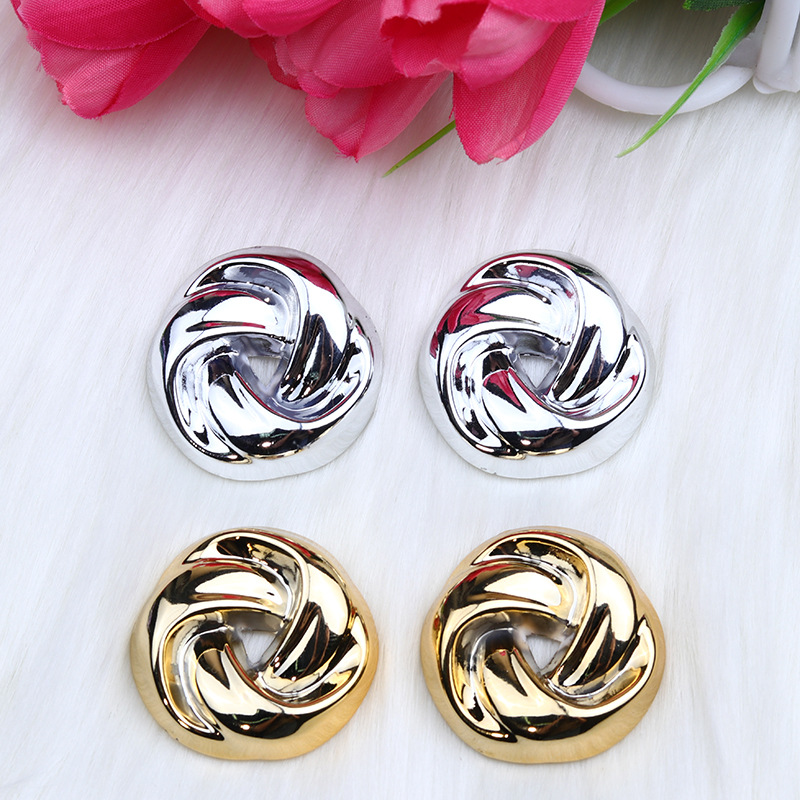 Simple Style Twist Arylic Plating Women's Ear Studs display picture 3