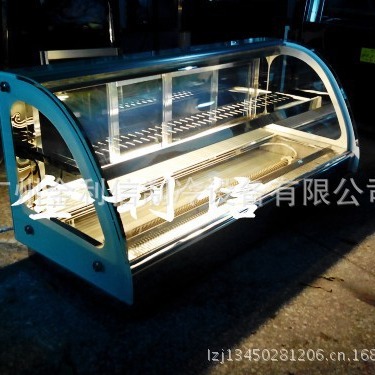 金利信牌台面双层恒温保温展示柜蛋挞公司糕点电热热酥柜烤箱