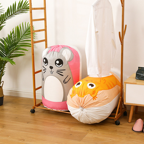 Factory goods moving packing bag finishing bag Big Mac large storage bag dirty clothes basket quilt linen bag storage basket