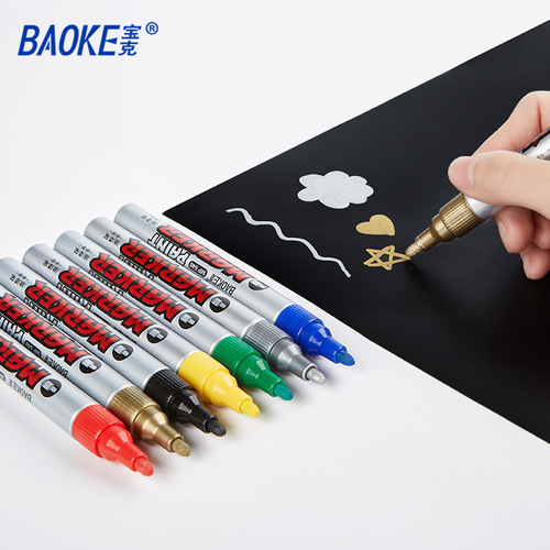 Baoke Stationery MP540 paint pen, tire pen, large pen, indelible paint marker, glass pen