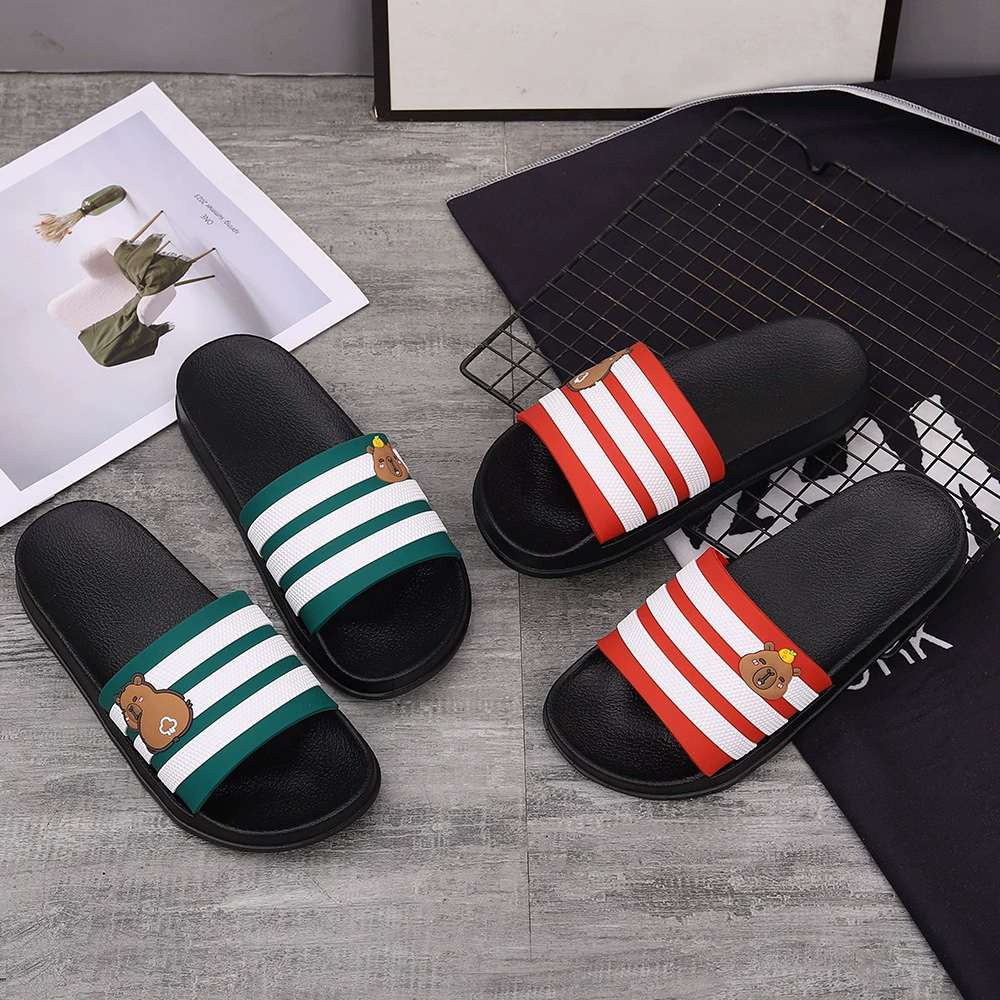 Новые холодные тапочки домашние летние мужчины и женщины носят наружную одежду для дома оптом в ванной комнате в помещении нескользящие мягкие подошвы пара тапочки