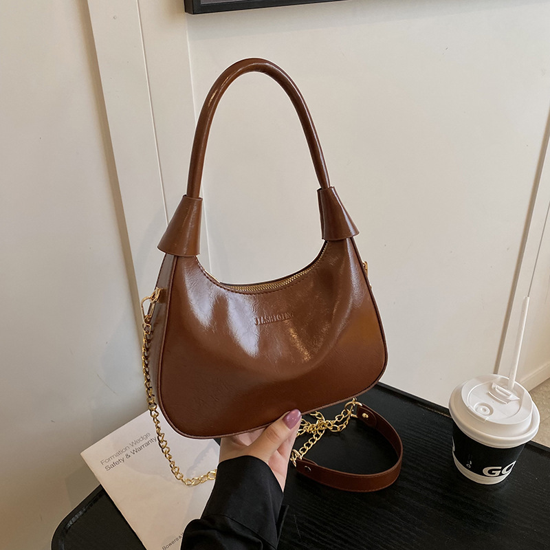 Ins ultra fuego bolso rojo bolso de mujer 2025 bolso de mano de mujer nuevo bolso de brazo simple bolso de hombro