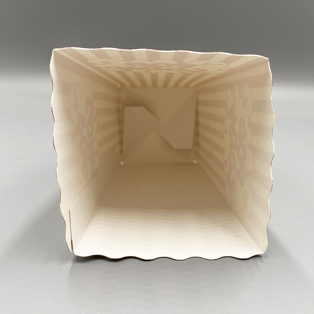 Caixa de embalaje de palomitas de maíz desechable, caja de embalaje para llevar, caja de papel para bocadillos, caja de bocadillos para cines, parque infantil