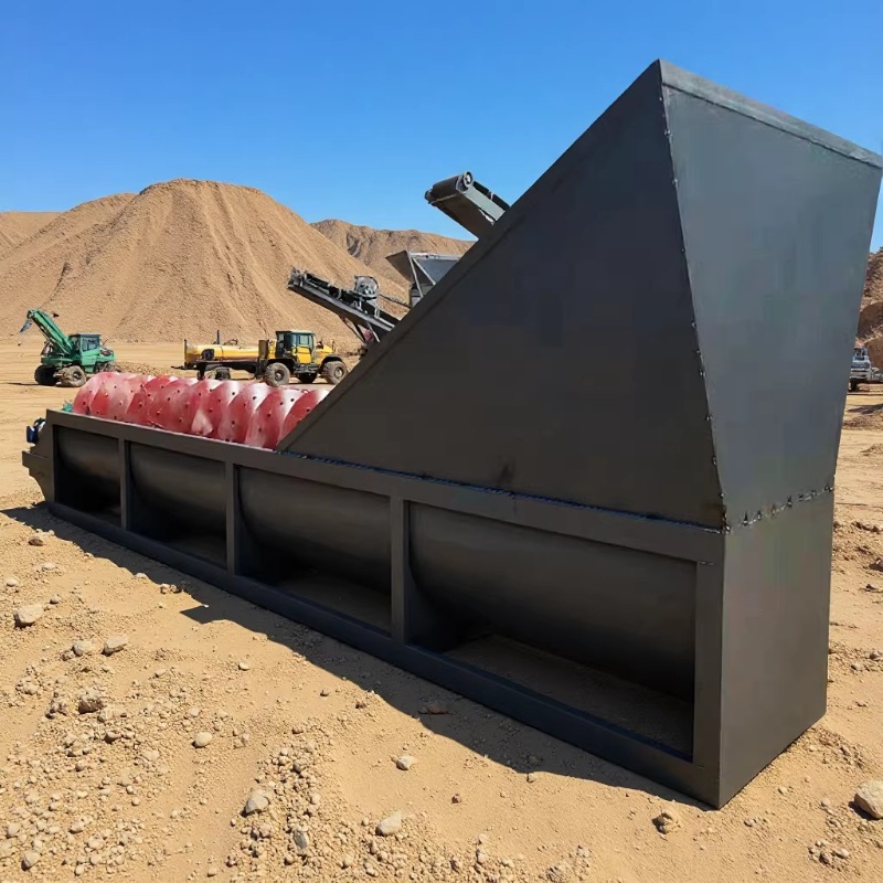 供应黄皮石料洗石机 石子洗石机厂家 螺旋洗沙机  泥土洗石机设备