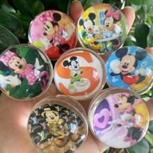 45号迪士尼弹力球纸卡儿童弹弹球跳跳球扭蛋机玩具球二元专用球