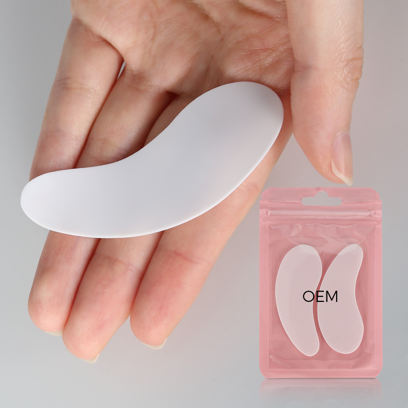 Máscara de ojos de silicona reutilizable y lavable de grado alimenticio, parche de silicona para ojos, parche de ojos imprimible transfronterizo de Amazon.