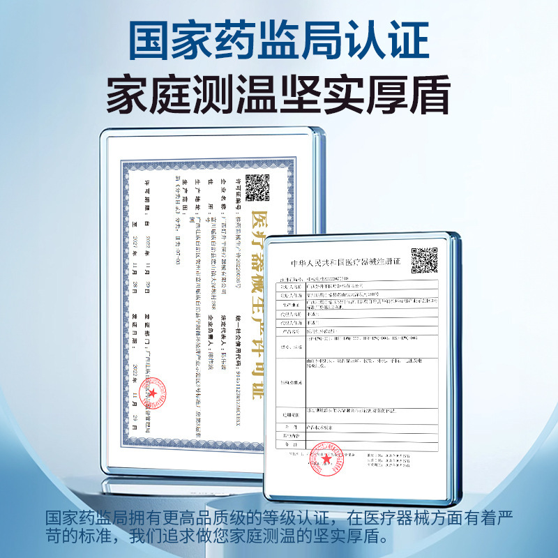 葵の花の医療用級のアップグレード版の耳温銃の体温銃の新型の便利な1ボタンの温度測定の医療用の精確な額温銃|undefined