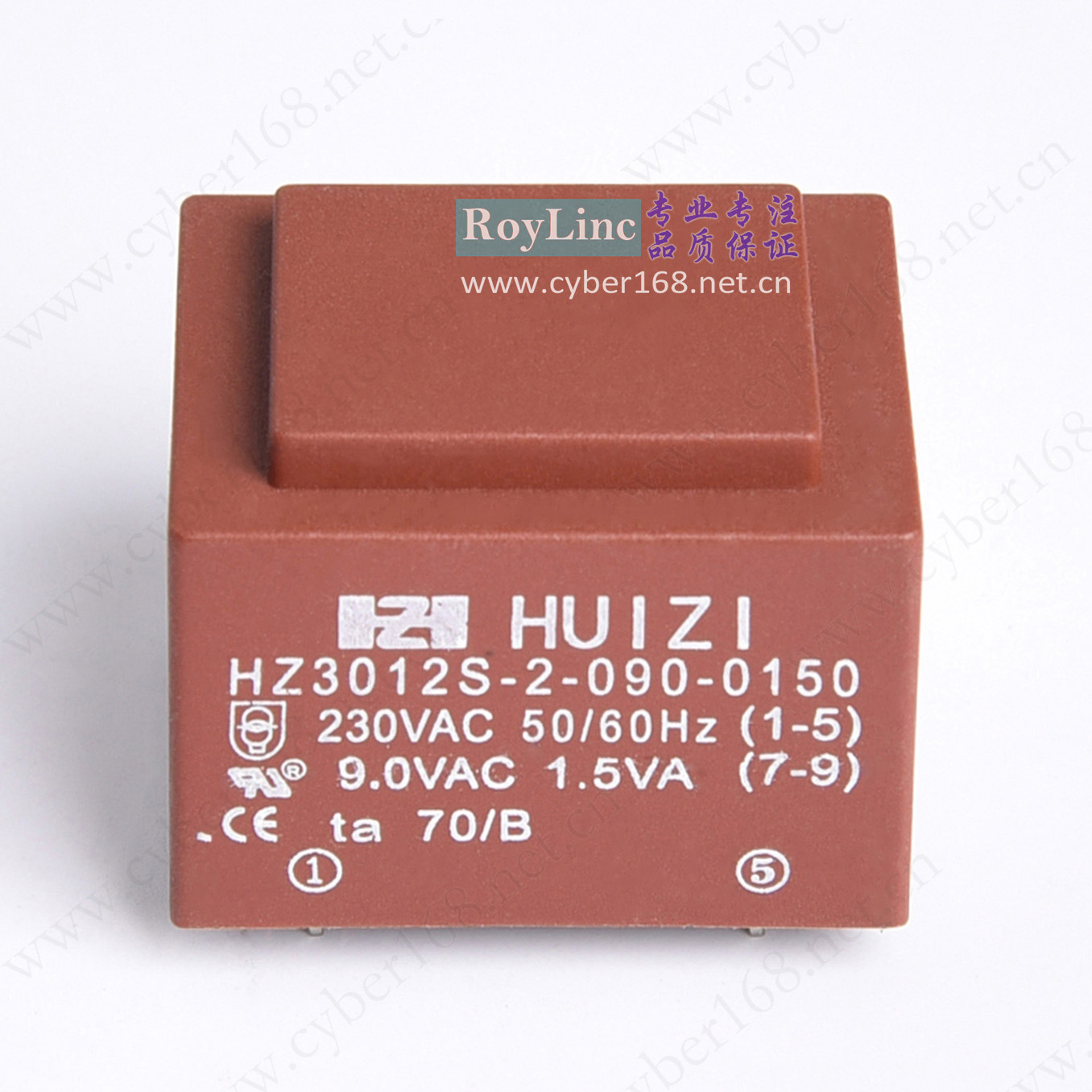 1.5VA1.5W EI30/12.5 CE 230V转5V6V9V10V12V24V环氧灌封变压器