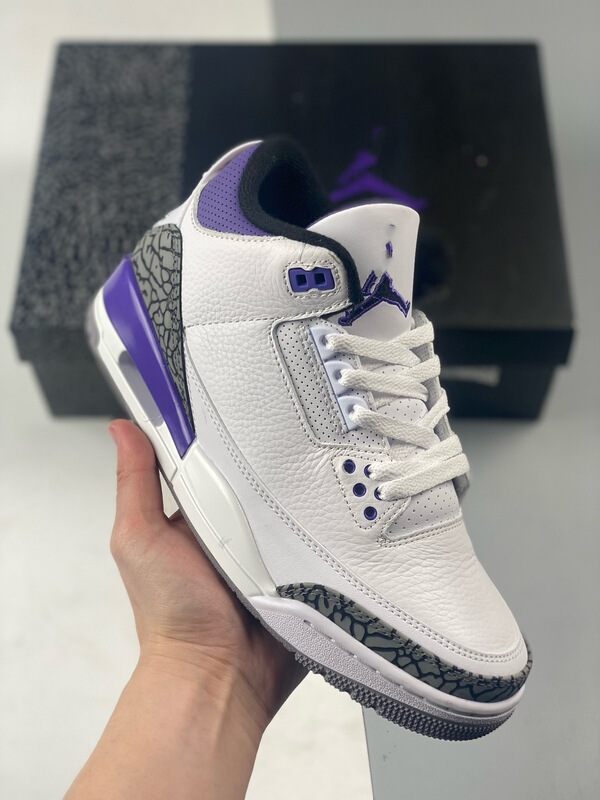 Putian shoes pure original version AJ3 Hiroshi Fujiwara men's and women's actual basketball shoes help white cement cushioning torsion light