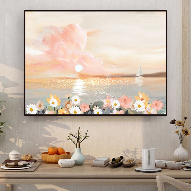 高级风床头画自粘装饰画卧室房间贴画墙贴名宿墙面3D立体墙画贴纸|undefined
