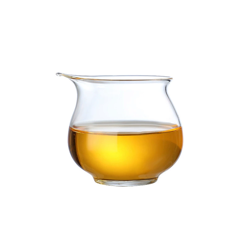 Glass transparent tea set, tea cup