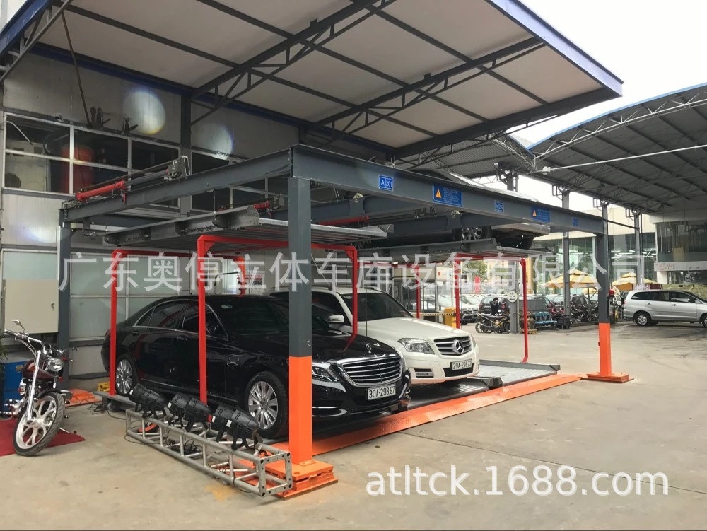 小区地下室双层机械停车库 室外几层立体停车设备 解决停车难