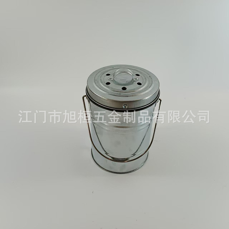 3L厨房厨余桶家用内胆厨余发酵回收桶垃圾桶双层镀锌铁堆肥桶出口