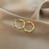 Earrings with pigtail