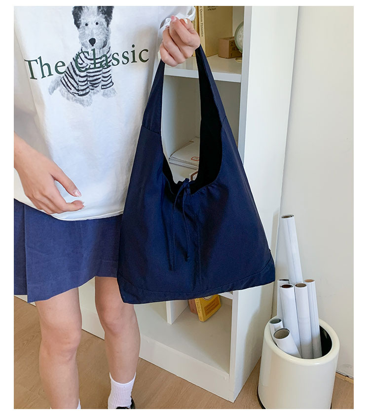Commuting large-capacity nylon fabric bag for women, 2025 new style casual and versatile single-shoulder bag, fashionable tote bucket bag undefined