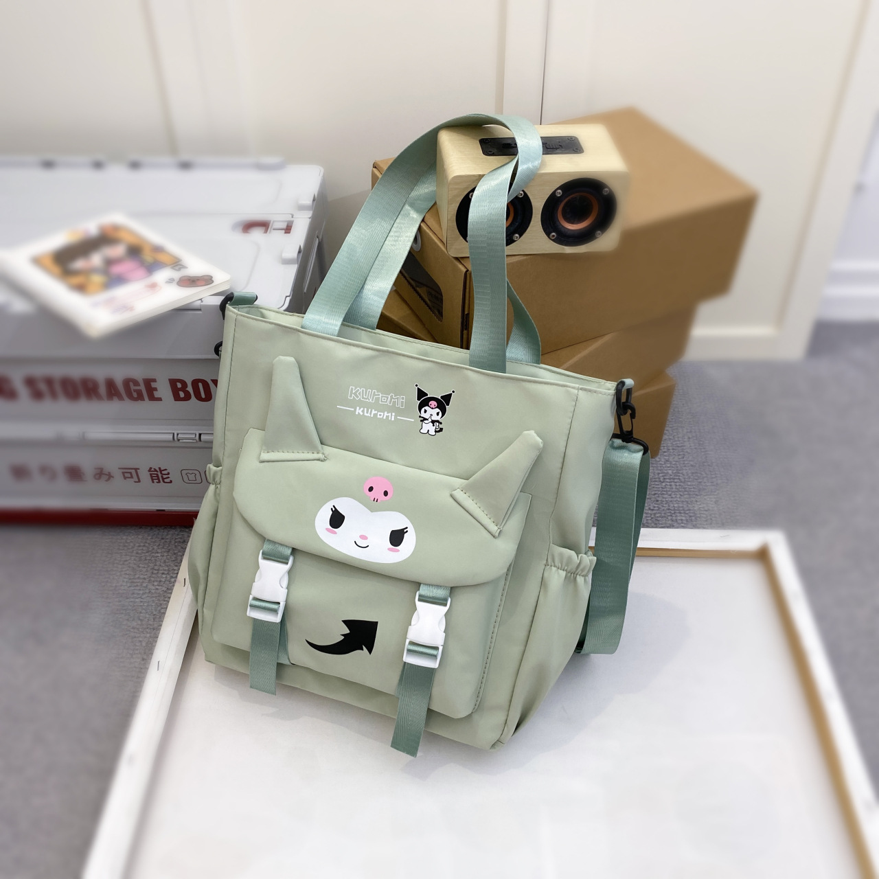 2024 estudiantes bolso de estilo explosivo simple y de gran capacidad nuevo bolso de mensajero de un solo hombro de moda para mujer bolso de viaje